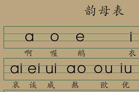 阴的韵母
