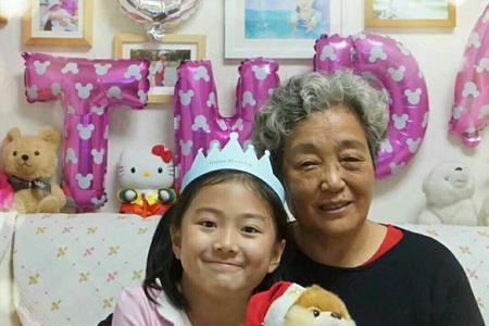 外婆与孙女温馨词语