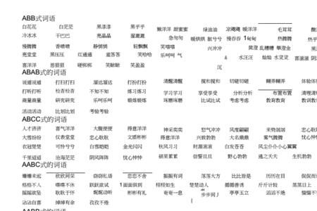 漂哇漂类似的词语有哪些
