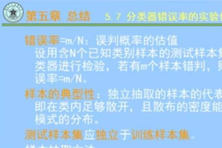 错误识别率定义