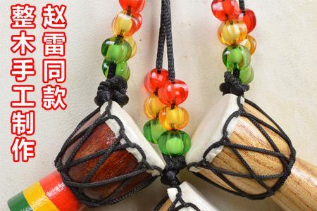 壮族三月三手工手鼓绑法