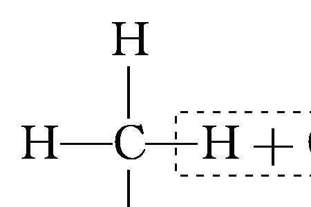 甲烷用字母表示