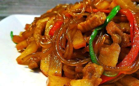 辣萝卜炒粉条家常做法