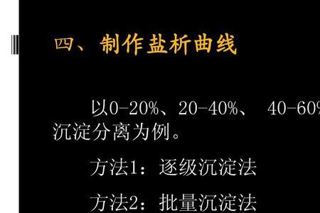盐析和析盐的区别