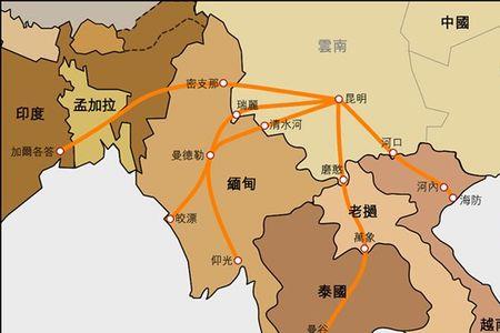 皎漂港到昆明多少公里
