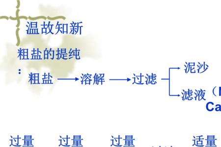 粗盐化学方程式是什么