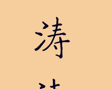涛字去掉三点水加个木是什么字