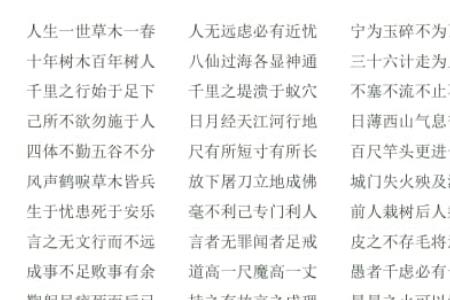 纵横八字成语