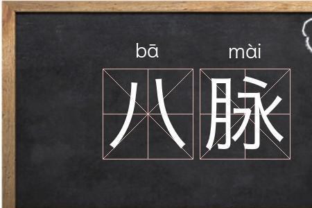 脉的两个读音组词