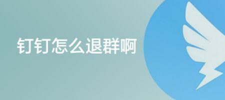 钉钉同事自己建小群怎么退