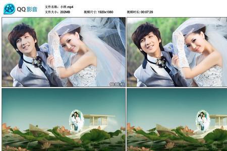 婚礼视频格式
