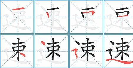 速字能加什么偏旁组成新的字