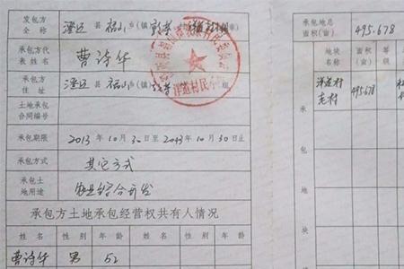 土地承包经营权人的权利