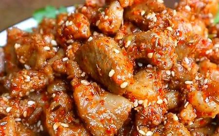 炒羊肉粒的家常做法