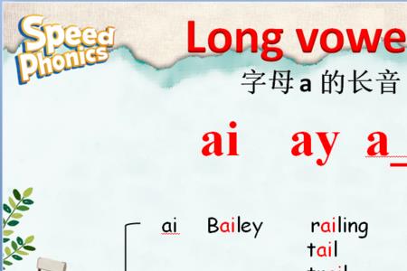 字母a什么时候发长音