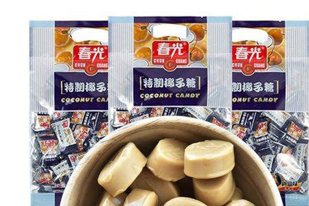 一块春光椰子糖热量