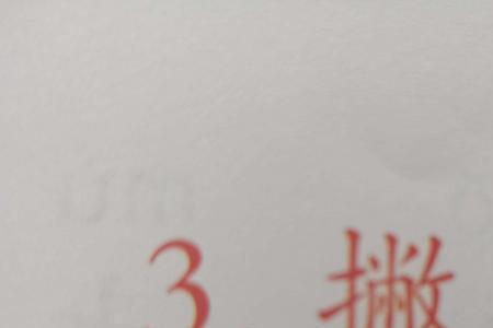 左字田字格正确笔顺