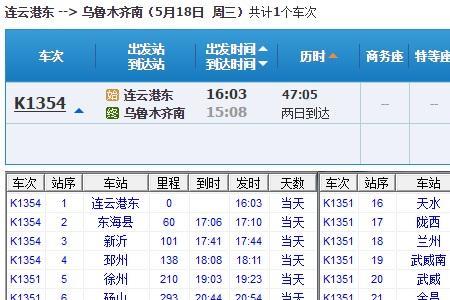 1218次列车经过哪些车站