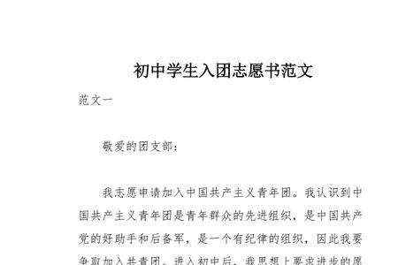 初中是什么时候入团的