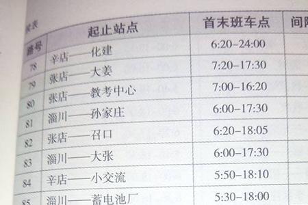 北戴河5路公交车末班几点