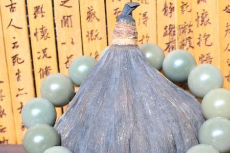 满绿菩提根盘玩变色过程