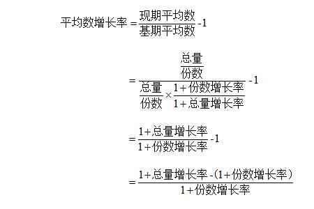 两个比率如何计算平均比率