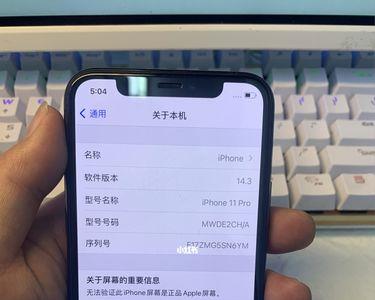 怎么查看苹果11屏幕型号