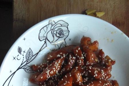 糖醋葡萄肉的做法