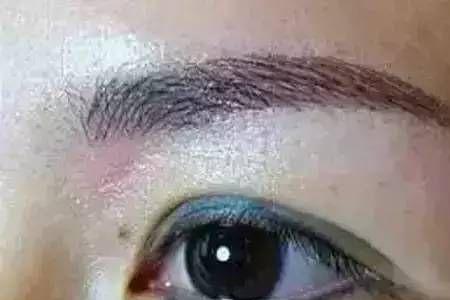 398的纹素颜眉靠谱吗