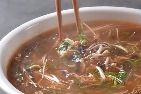 酸辣肚丝汤正宗做法农村酒席