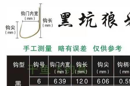 狼牙钩钓鲤鱼用几号