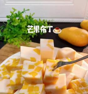红薯粉做芒果布丁