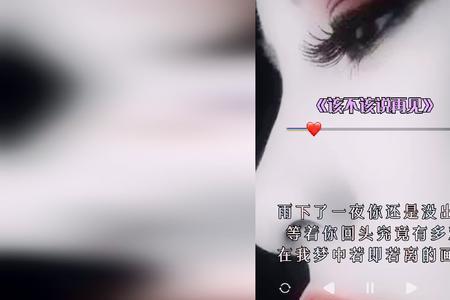 当初不该认识你伤感情歌
