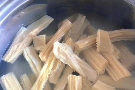 腐竹焯水后能过夜吗