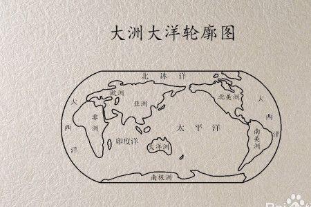 七大洲八大洋怎么画
