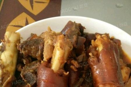 卤猪脚大料放多了苦了怎么解决
