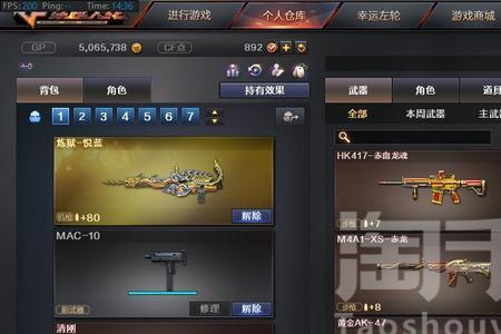 穿越火线端游vip可以买的东西