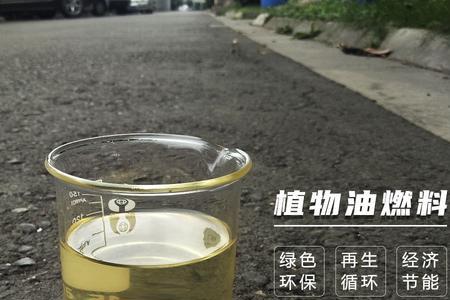 植物油可以作为燃油吗