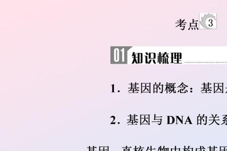 相同基因的概念