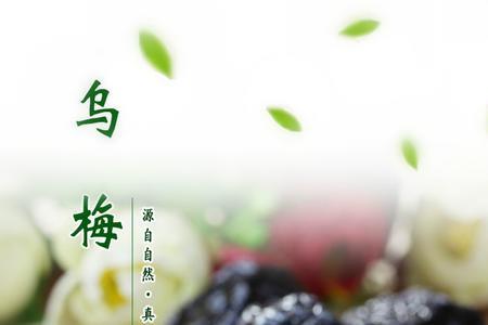 乌梅和话梅的区别