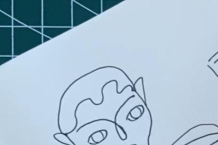 护臀霜简笔画