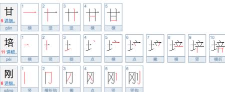 培字有几笔