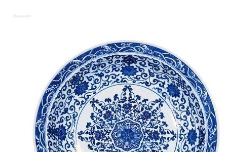 宝相花和莲花组合寓意