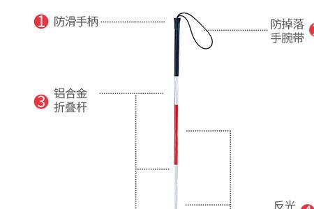 伸缩盲杖使用方法