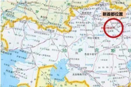 哈萨克民族分布图