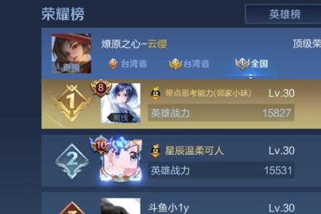 王者什么段位加战力加的多