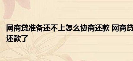 网商贷协商还款申请书怎么写