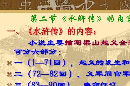水浒传第91回主要人物形象