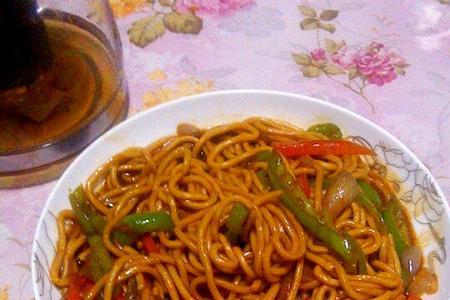海米炒面的做法