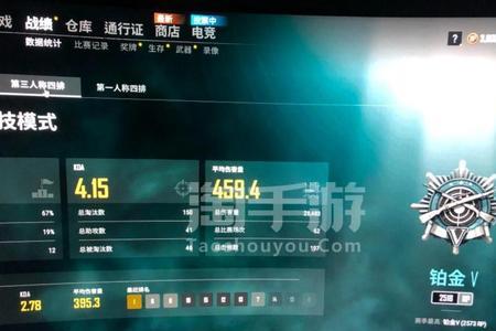绝地求生白金和黄金奖励
